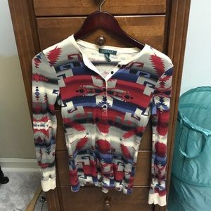 Ralph Lauren patterned  long sleeve